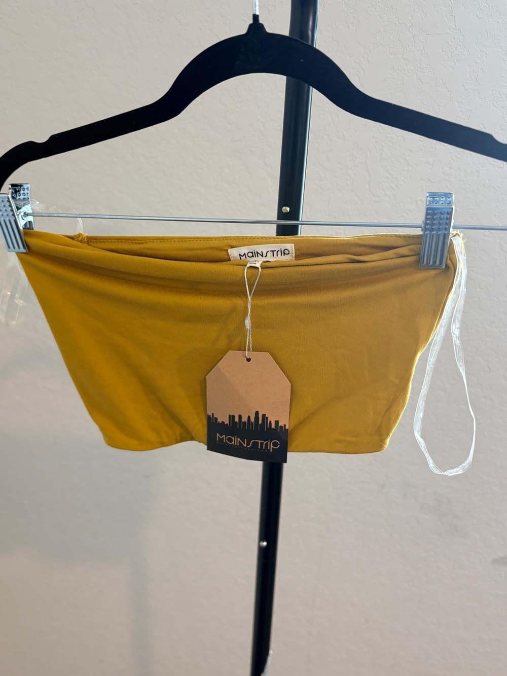 Main Strip Mustard Tube bandeau